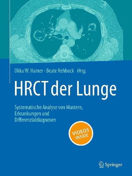 Buchcover und Innenansicht für das Buch: HRCT der Lunge