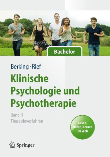 Buchcover und Innenansicht für das Buch: Klinische Psychologie und Psychotherapie für Bachelor