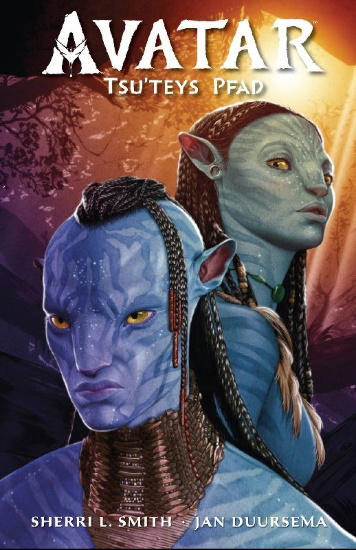 Buchcover und Innenansicht für das Buch: Avatar: Tsu'tey's Path