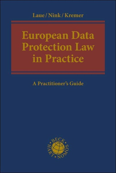 Buchcover und Innenansicht für das Buch: European Data Protection Law in Practice