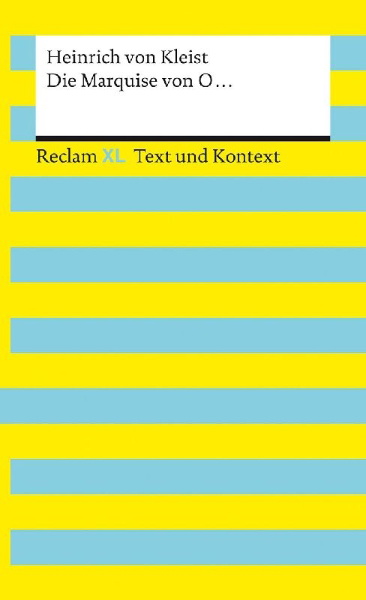 Buchcover und Innenansicht für das Buch: Die Marquise von O... Textausgabe mit Kommentar und Materialien