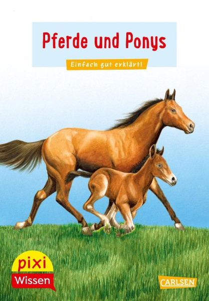 Buchcover und Innenansicht für das Buch: Pixi Wissen 1: VE 5 Pferde und Ponys