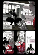 Buchcover und Innenansicht für das Buch: Spider-Man: Black Suit & Blood (2024)