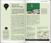 Buchcover und Innenansicht für das Buch: DUMONT direkt Reiseführer Ardeche, Tarn und Cevennen