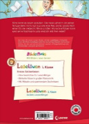 Buchcover und Innenansicht für das Buch: Leselöwen 1. Klasse - Hilfe, unsere Lehrerin kann zaubern!