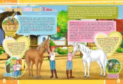 Buchcover und Innenansicht für das Buch: Bibi & Tina: Mein großes Fanbuch