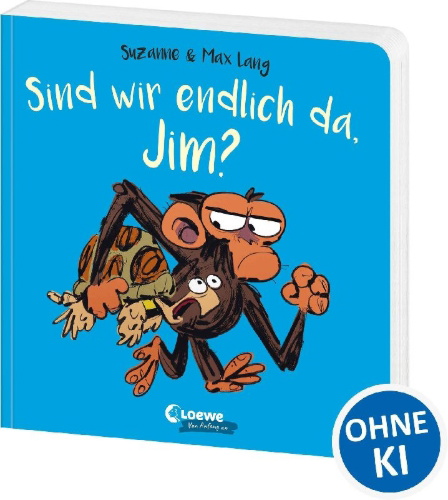 Buchcover und Innenansicht für das Buch: Grumpy Monkey Are We There Yet