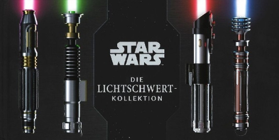 Buchcover und Innenansicht für das Buch: Star Wars: The Lightsaber Collection
