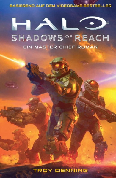 Buchcover und Innenansicht für das Buch: HALO: Shadows of Reach - A Master Chief Story