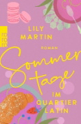 Buchcover und Innenansicht für das Buch: Sommertage im Quartier Latin
