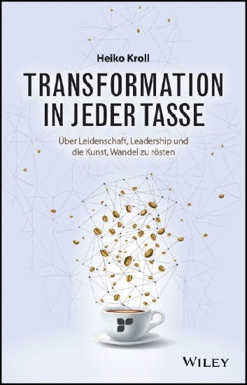Buchcover und Innenansicht für das Buch: Transformation in jeder Tasse