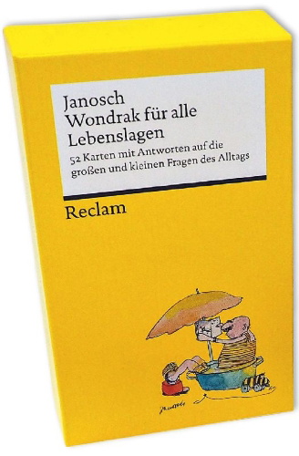 Buchcover und Innenansicht für das Buch: Wondrak für alle Lebenslagen (Kartenbox)