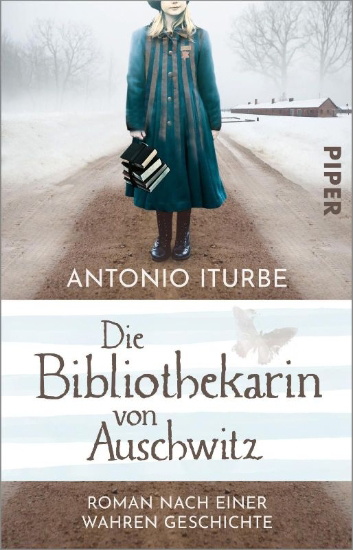 Buchcover und Innenansicht für das Buch: La bibliotecaria de Auschwitz