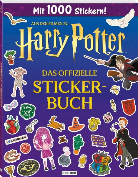 Buchcover und Innenansicht für das Buch: Harry Potter: Sticker Magic