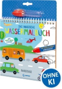 Buchcover und Innenansicht für das Buch: Mes dessins magiques - Les véhicules