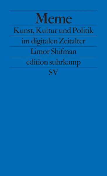 Buchcover und Innenansicht für das Buch: Memes in Digital Culture