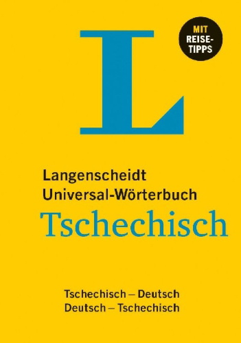 Buchcover und Innenansicht für das Buch: Langenscheidt Universal-Wörterbuch Tschechisch