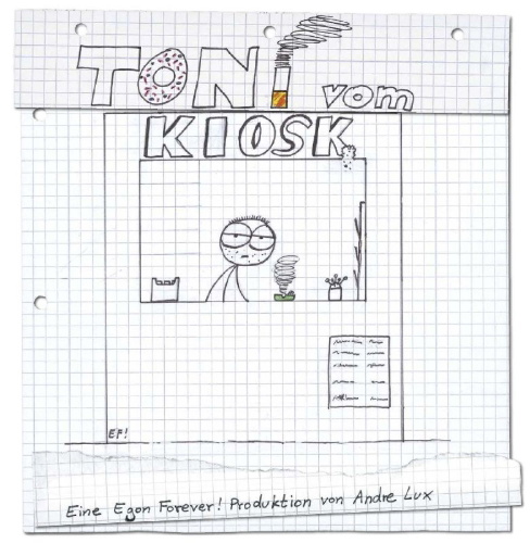 Buchcover und Innenansicht für das Buch: Toni vom Kiosk