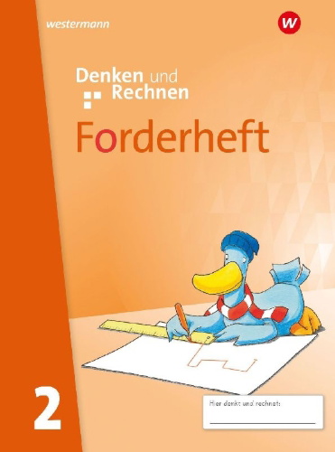 Buchcover und Innenansicht für das Buch: Denken und Rechnen 2. Forderheft. Allgemeine Ausgabe