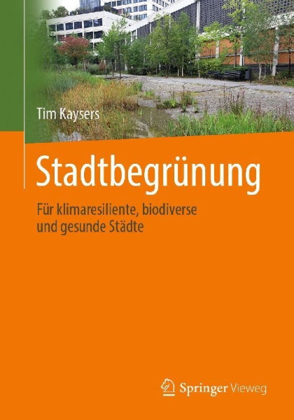 Buchcover und Innenansicht für das Buch: Stadtbegrünung