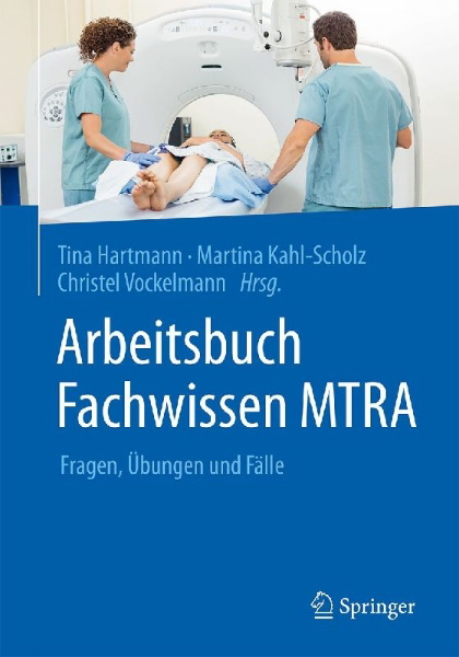 Buchcover und Innenansicht für das Buch: Arbeitsbuch Fachwissen MTRA