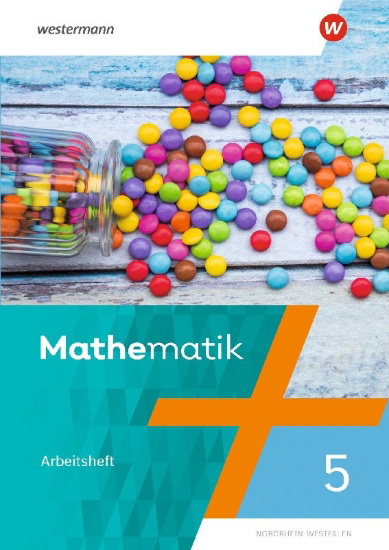 Buchcover und Innenansicht für das Buch: Mathematik 5. Arbeitsheft mit Lösungen. NRW Nordrhein-Westfalen