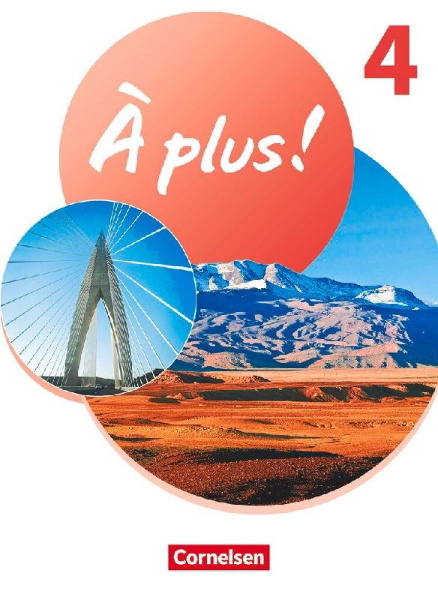 Buchcover und Innenansicht für das Buch: À plus ! 1. und 2. Fremdsprache. Band 4 - Schulbuch mit Audios und Videos