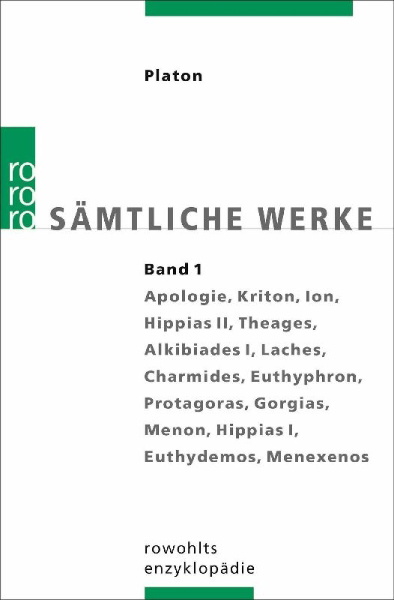 Buchcover und Innenansicht für das Buch: Sämtliche Werke 1