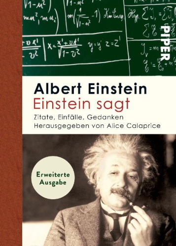 Buchcover und Innenansicht für das Buch: The Quotable Einstein