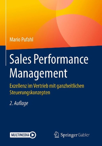 Buchcover und Innenansicht für das Buch: Sales Performance Management