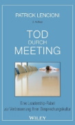 Buchcover und Innenansicht für das Buch: Tod durch Meeting