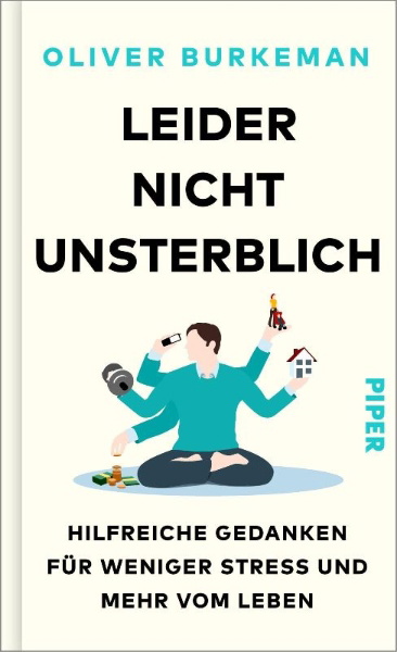 Buchcover und Innenansicht für das Buch: Leider nicht unsterblich