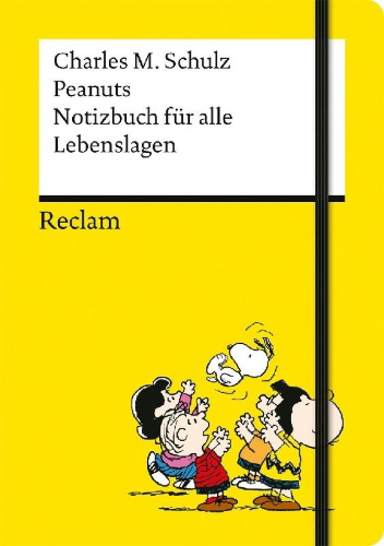 Buchcover und Innenansicht für das Buch: Peanuts. Notizbuch für alle Lebenslagen