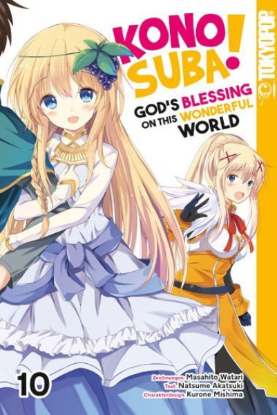 Buchcover und Innenansicht für das Buch: Konosuba! God's Blessing On This Wonderful World! 10