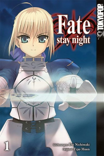 Buchcover und Innenansicht für das Buch: FATE/Stay Night 01