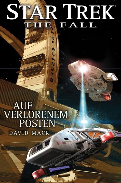 Buchcover und Innenansicht für das Buch: Star Trek - The Fall 3: Auf verlorenem Posten