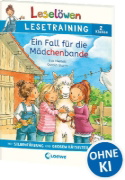 Buchcover und Innenansicht für das Buch: Leselöwen Lesetraining 2. Klasse - Ein Fall für die Mädchenbande