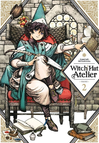 Buchcover und Innenansicht für das Buch: Witch Hat Atelier 2