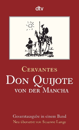 Buchcover und Innenansicht für das Buch: Don Quijote von der Mancha Teil 1 und 2