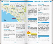 Buchcover und Innenansicht für das Buch: MARCO POLO Reiseführer Griechenland Festland