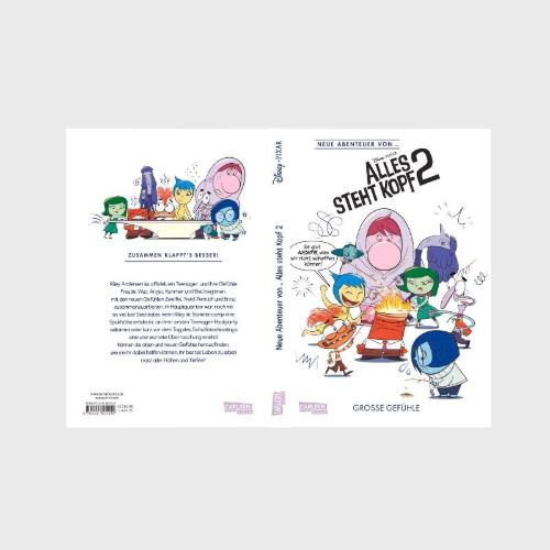 Buchcover und Innenansicht für das Buch: The new adventures of ... Inside Out 2