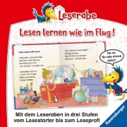 Buchcover und Innenansicht für das Buch: Elfe Ella und der Einhorn-Schnupfen - Leserabe ab 1. Klasse - Erstlesebuch für Kinder ab 6 Jahren