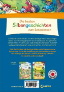 Buchcover und Innenansicht für das Buch: Die besten Silbengeschichten zum Lesenlernen für Jungs 1. Klasse