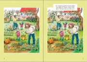 Buchcover und Innenansicht für das Buch: Mein extradickes Fehler-Such-Buch (grün)