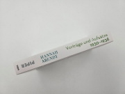Buchcover und Innenansicht für das Buch: Vorträge und Aufsätze 1930-1938
