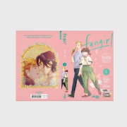 Buchcover und Innenansicht für das Buch: Fangirl: The Manga