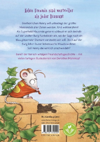 Buchcover und Innenansicht für das Buch: Ziemlich beste Mäuse - Es heißt Freundschaft, weil man mit Freunden alles schafft