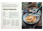 Buchcover und Innenansicht für das Buch: The ultimate Camping Cookbook