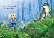 Buchcover und Innenansicht für das Buch: Leselöwen 1. Klasse - Ava und das Geheimnis des Zauberwalds