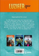 Buchcover und Innenansicht für das Buch: Luzifer junior (Band 17) - Vier Freunde für ein Hölleluja